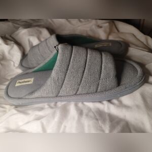 NWT non Slip Street Sole Soft Jersey Washable Mens Slide Memory Foam Gel Infused